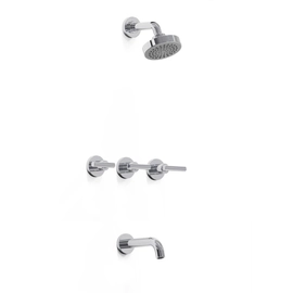 Griferia ducha con transferencia Hidromet Nivus cromo 11408CRCR