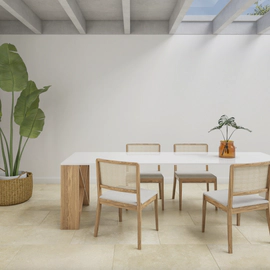 Porcelanato Ilva 45x90 le pietre del casale sabbia natural 1º