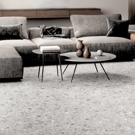Porcelanato Cerro Negro 82x82 Terrazo gris nat cal 1º