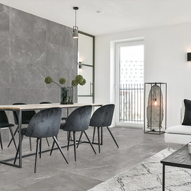 Porcelanato Cerro negro 64x122 Niza grafito nat rect cal 1º