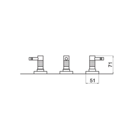 Griferia Bidet Andez Black Cromo 700.18.1.04.04