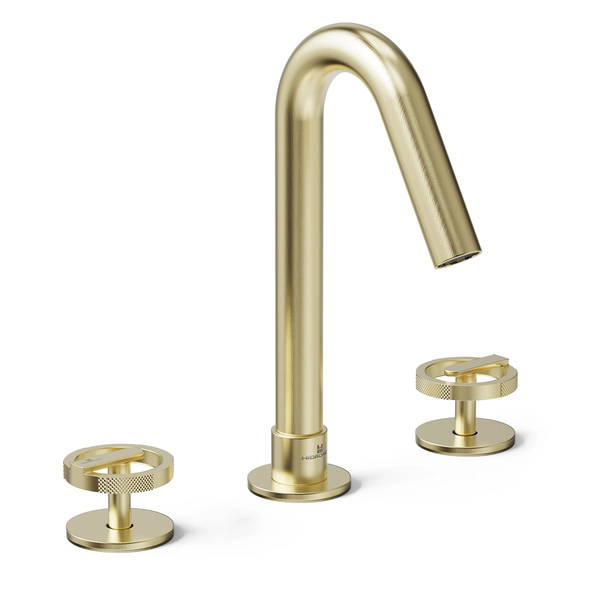 Griferia lavatorio de apoyo Ring Hidromet Gold 11506