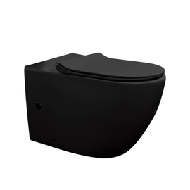 Inodoro largo c/ asiento Peirano Stone negro INO104N-1(B)