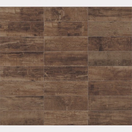 Porcelanato Alberdi 20x60 Medley marron rectif cal 1º