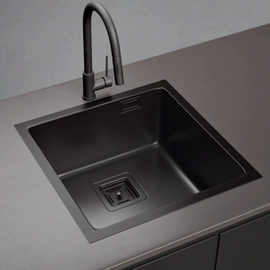 Bacha bajo mesada simple Mi pileta Black 640B