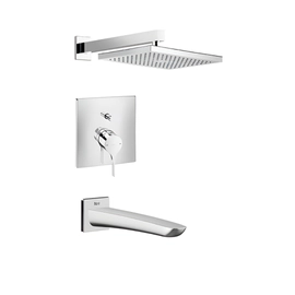 Griferia ducha Roca c/transf Iconica cromo A5D123AC0L