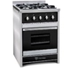 Cocina TST semi industrial chiara 60 cm Negro 453-60