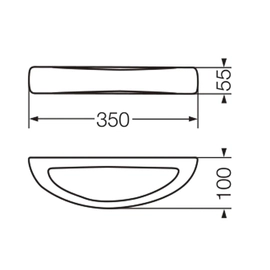Toallero Ferrum fix integral blanco AFX-TO-016-BL