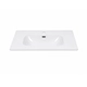 Mesada de Loza 80cm Campi curve/circle 1 ag blanca MLS80/M