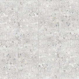 Porcelanato Cerro Negro 64x122 Terrazo gris nat rectif cal 1º