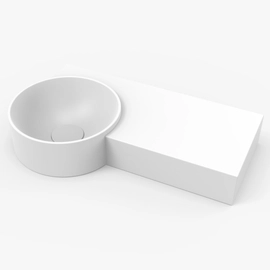 Mesada flotante Elysse75x45x14.5 blanco ELYSSE