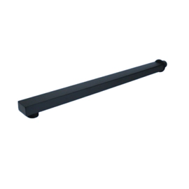 Tubo de ducha cuadrado Daaccord 400mm acero inox negro DUCH0IMP 64
