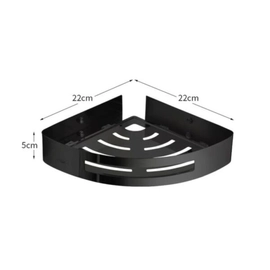Organizador esquinero un estante Daccord Negro ORG0IMP 64