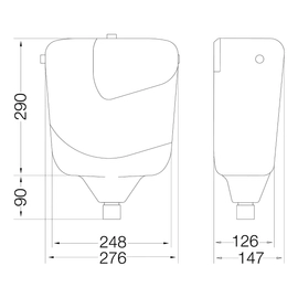 Depósito Ferrum traful de colgar TRA-DP-002-BL