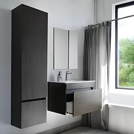 Mueble vanitory Ferrum 60cm cadria de colgar sin bacha CDR-MB-008-WE