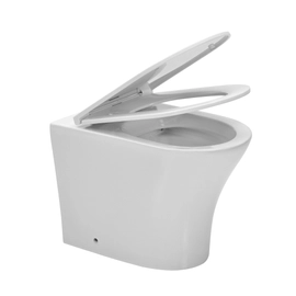 Inodoro corto con asiento Piazza Abruzzo B0701