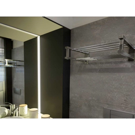 Toallero electrico Atrim Chico 2 barrales Acero Inox 1007