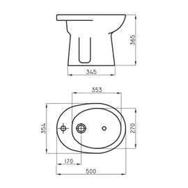 Bidet Ferrum andina1 ag blanco AND-BI-100-BL