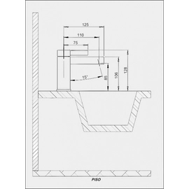 Griferia de lavatorio Hidromet One block Monoc Bajo 3501