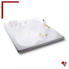 Bañera Versailles Dualle solo casco 180x150 bco