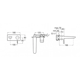 Roca Universal Cuerpo Empotrable