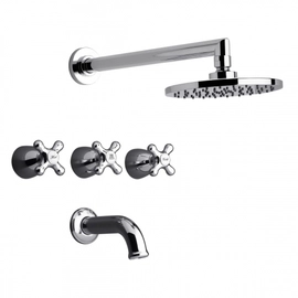 Griferia Baño Completa Fv Margot 62 Ducha Lavatorio Bidet