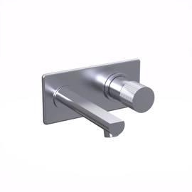 Griferia de lavatorio pared Hidromet Texture cromo 9880CRCR