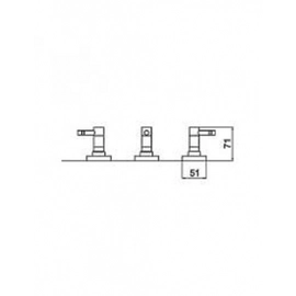 Griferia Bidet Andez Match Classic Cromo (700.19)