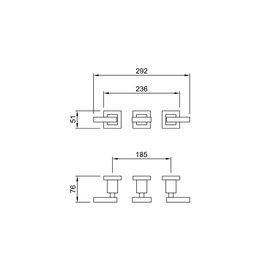 Griferia de bidet Peirano Castilla 70-153
