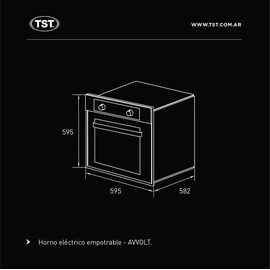TST HORNO ELECTRICO AVVOLTO 31-60