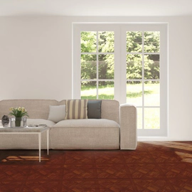 Ceramica Allpa 36x36 Legna rojizo brillante cal 2º