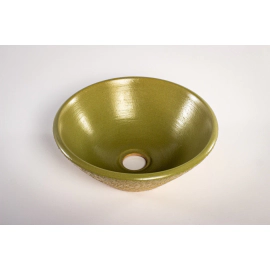 Bacha Fango Eliptica Pistacho mate 35x11 EB35PO