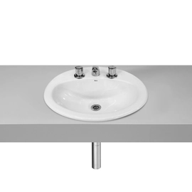 Lavatorio de porcelana de encimera capri Roca