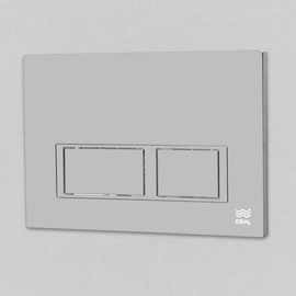 Tecla Ideal melodía cromo brillante dual 80130