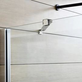 Mampara Ferrum 190x70 alta fija transparente KHI-MP-022-CR