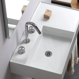 Griferia Lavatorio De Apoyo Ring Cromo Hidromet 11506CRCR