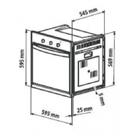 Horno Eléctrico Franke Smart 66 Empotrar Acero Inox 6499-113