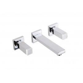 Griferia lavatorio de pared Haaz Bellagio cromo-carrara