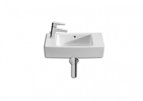 Roca Lavatorio Hall 500 Encimera 1 Aguj. Izq. Bco