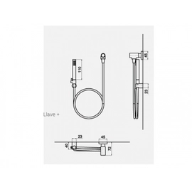 Griferia baño Andez Duchador Acoplable Cromo