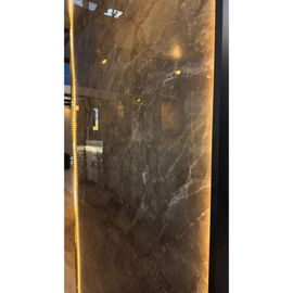 Panel pared SPC Hangzhou Gris brillante Liso 2440x1220x3mm(2.98m2) 298 8021