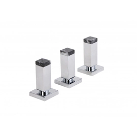 Griferia bidet Haaz Bellagio cromo/negro marquina