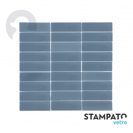 STAMPATO MALLAS (30x30) TIPO SUBWAY AZUL LISO