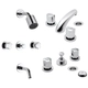 Grifería de baño FV pampa kit Lavatorio + ducha + bidet