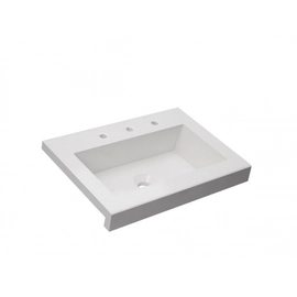 Mesada Schneider Terra Recta 3ag  60cm Blanca