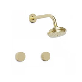 Griferia ducha sin transferencia Hidromet Texture gold 9809GOLD