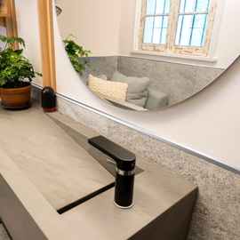 Guardacanto aluminio quadra anodizado deluxe cromo mate 3463 Atrim