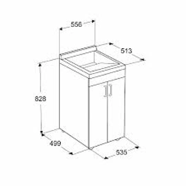 Mueble para Pileta de lavar Ferrum traful XLPA TRA-MB-001-BM