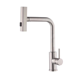 Griferia de cocina monocomando 3 funciones Estalgrif Pilot acero 4001