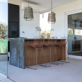 Porcelanato Ilva 90x90 tribeca concrete franklin 1º